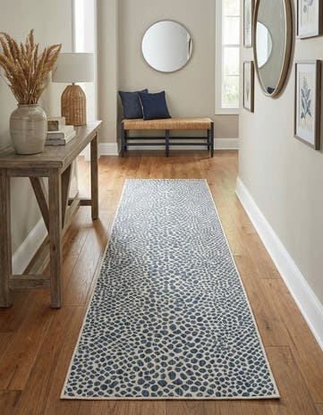 2' 7 x 12' Easy-Clean Jill Zarin Cape Town Indoor / Outdoor Runner Rug