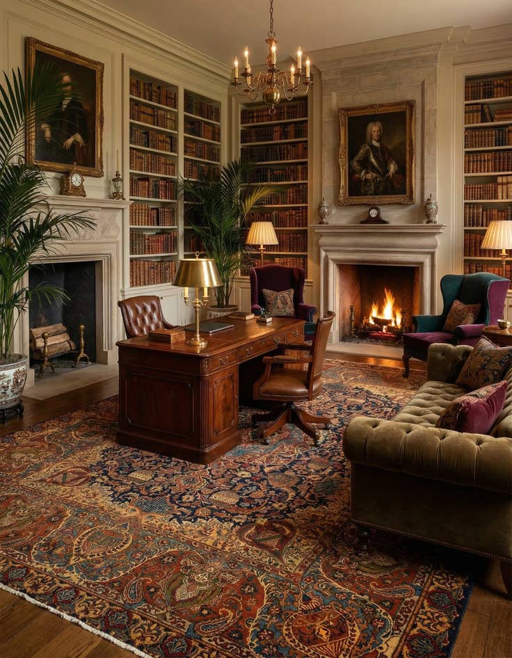 Detail image of  9' 9 x 12' 4 Kashmar Wool Rug