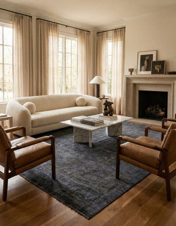 9' x 12' 9 Hand Knotted Ultra Vintage Persian Wool Rug