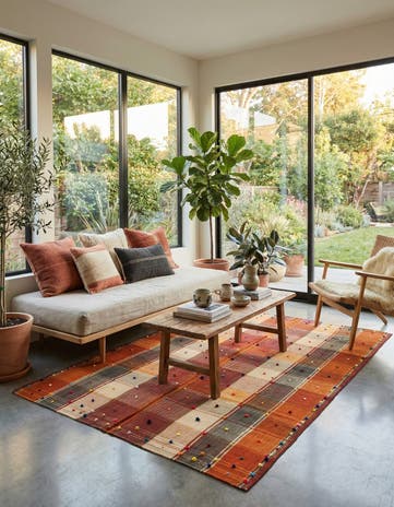 4' 8 x 6' 4 Jajim Rug