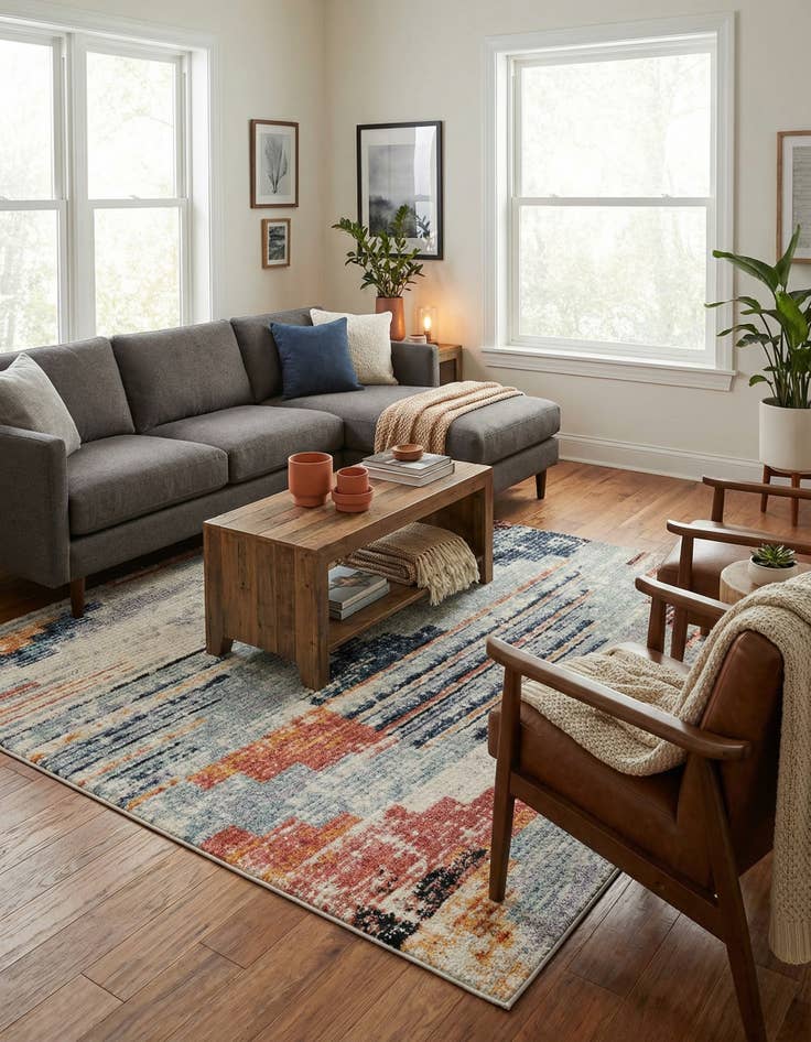 Detail image of 8' x 8' Tucson Square Rug