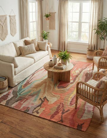9' x 12' Chenille Jute Rug