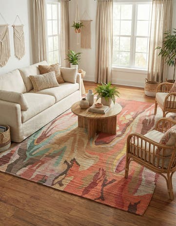 9' x 12' Chenille Jute Rug