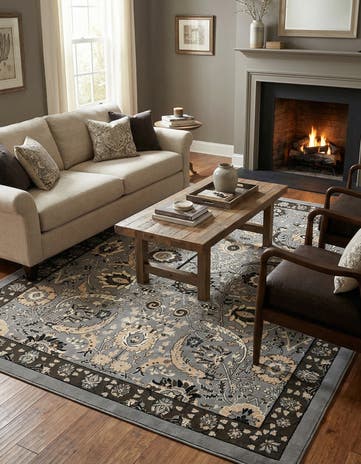 7' x 10' Isfahan Design Rug
