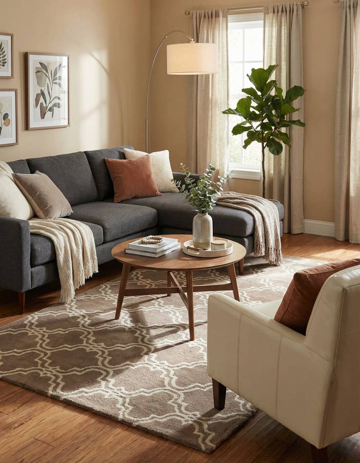 Detail image of 5' 1 x 8' Luna Rug