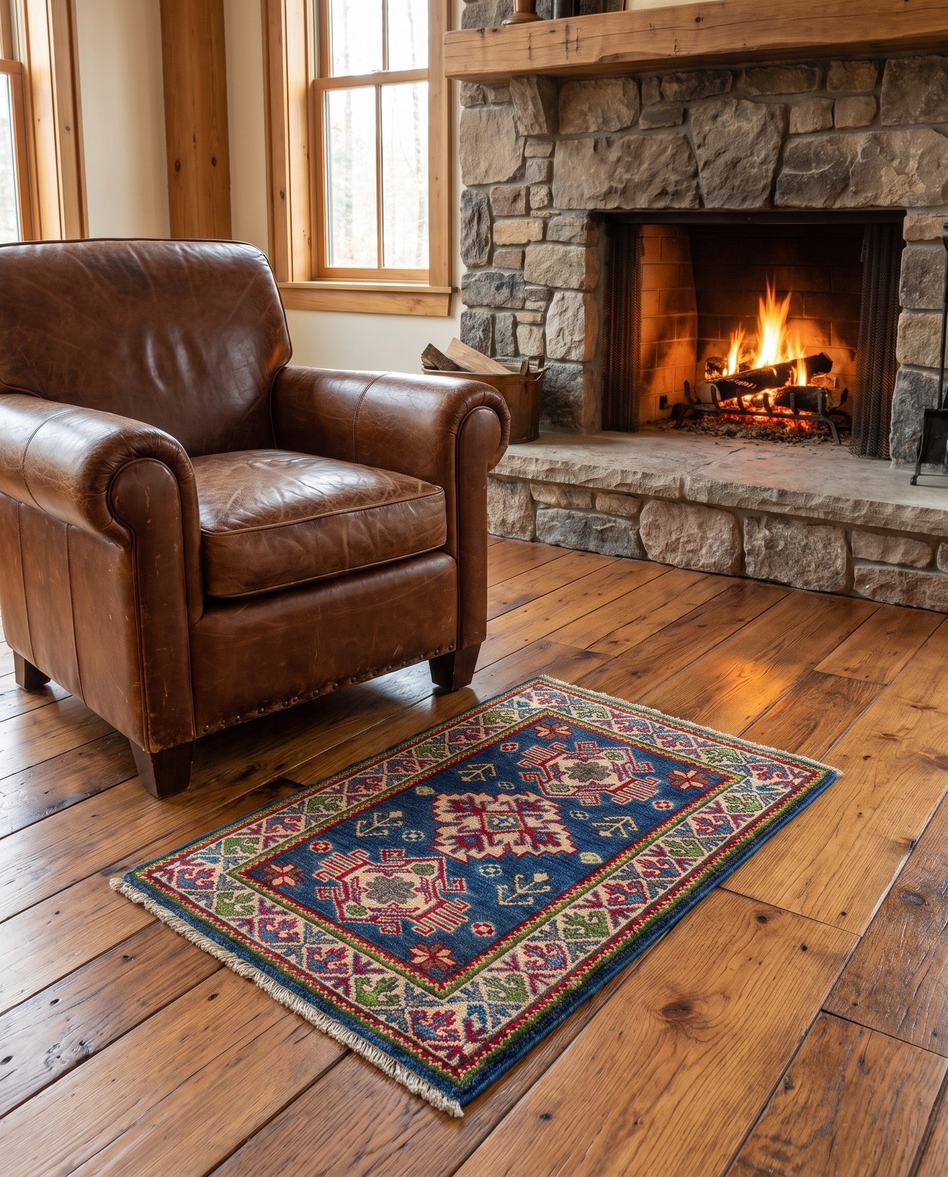 2' 1 x 3' 1 Hand Knotted Kazak Rug