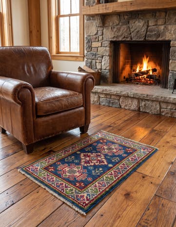 2' 1 x 3' 1 Hand Knotted Kazak Rug