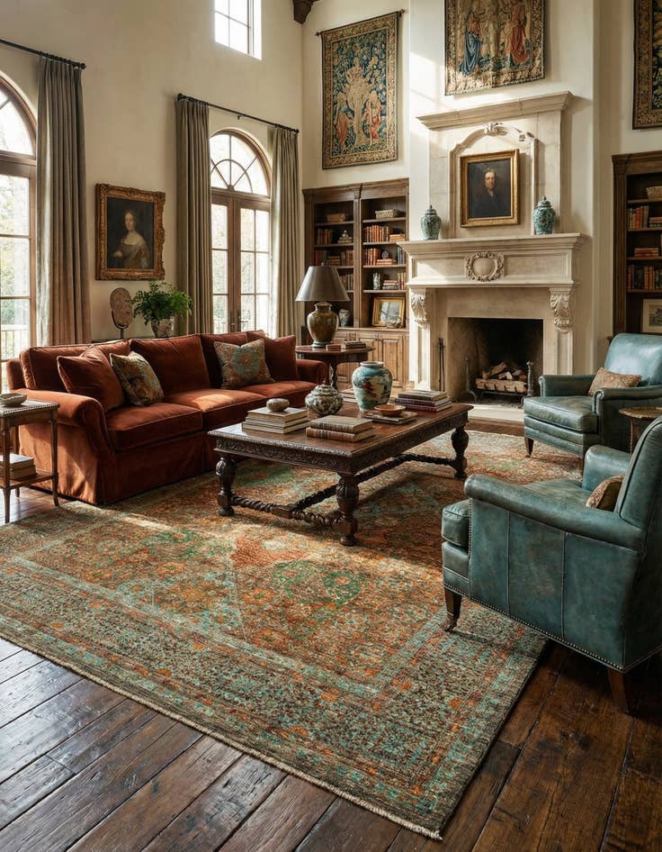 Detail image of 6' 9 x 9' 11 Mamluk Rug