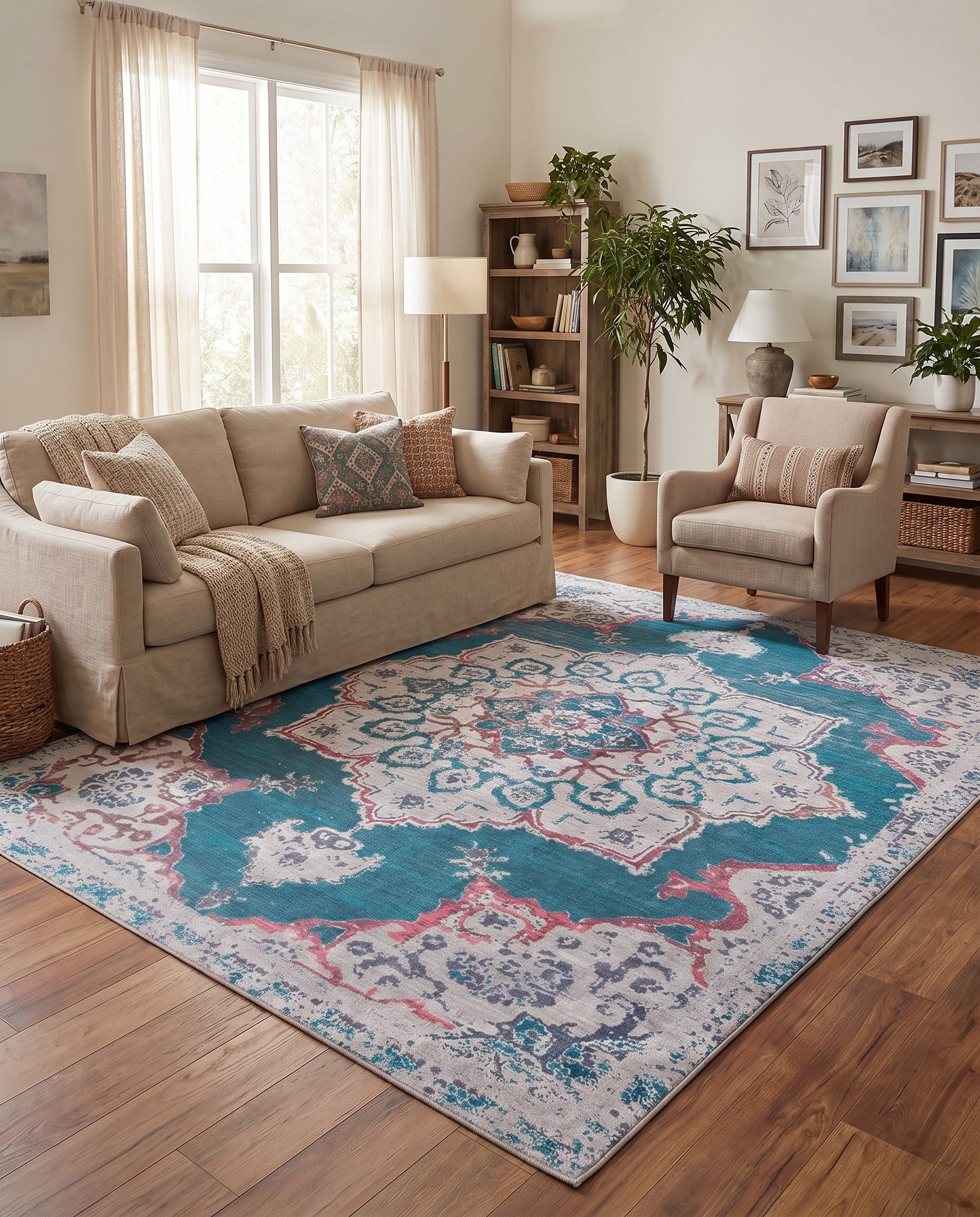 10' 6 x 13' Washable Francesca Rug