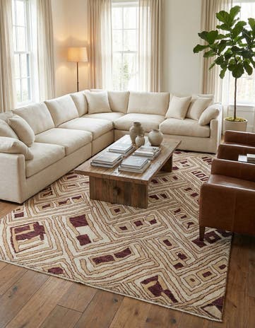 9' 9 x 14' 9 Hand Knotted Darya Wool Rug