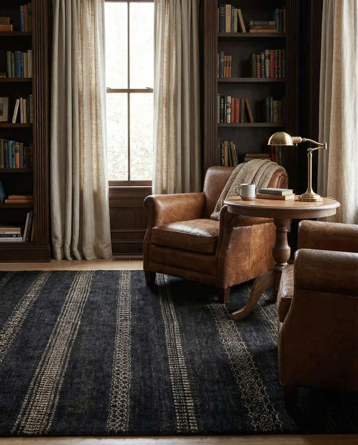 5' 7 x 8' Hand Knotted Kashkuli Gabbeh Wool Rug