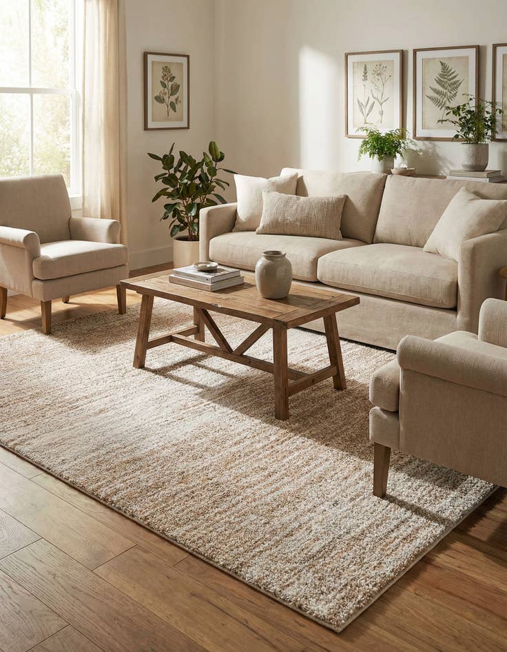 Detail image of 6' x 9' Sepia Rug