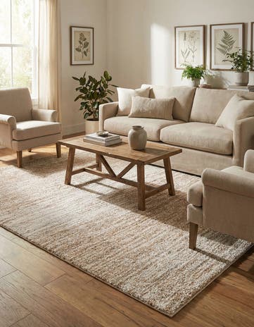 Smokey Taupe Sepia Rug