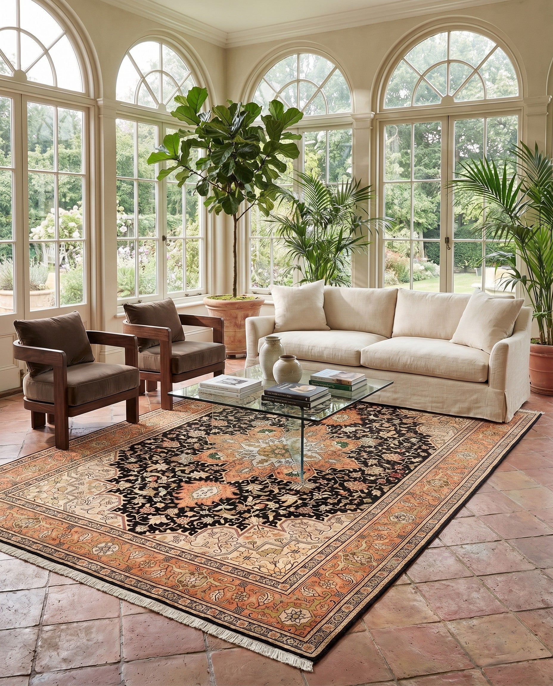 4' 11 x 7' Tabriz Rug