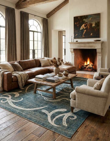 9' 5 x 12' 6 Hand Knotted Ultra Vintage Persian Wool Rug