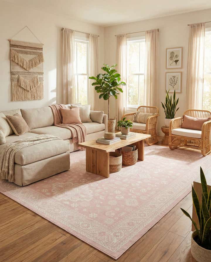 10' x 14' Easy-Clean Aztec Indoor / Outdoor Rug