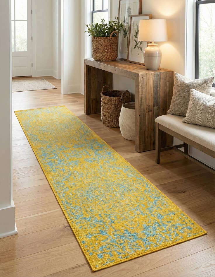 Detail image of 2' x 8' Easy-Clean Jill Zarin Dubai Indoor / Outdoor Runner Rug