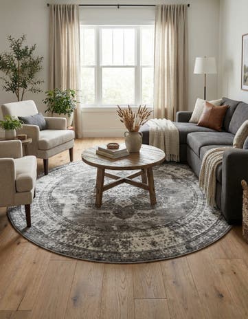 10' x 10' Monte Carlo Round Rug