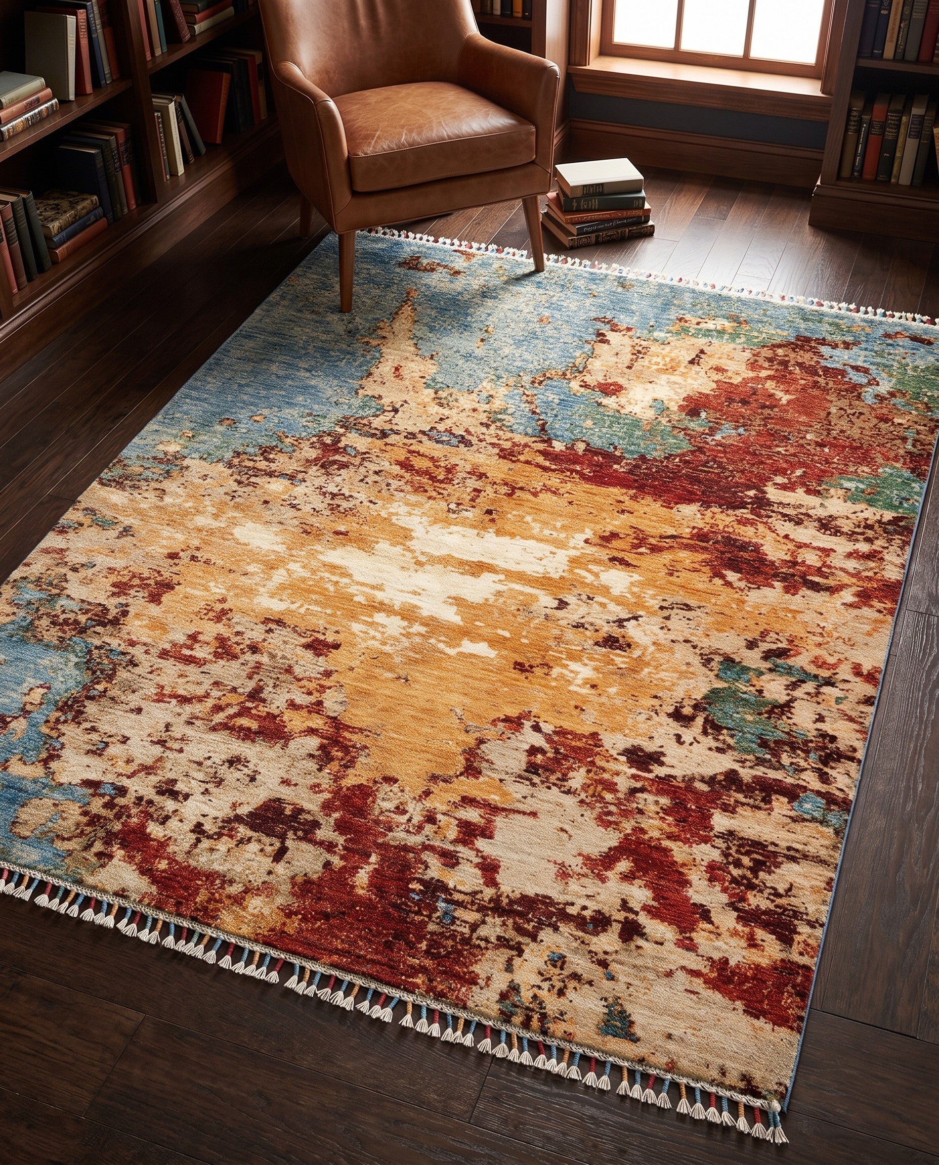5' 2 x 6' 5 Rubin Wool Rug