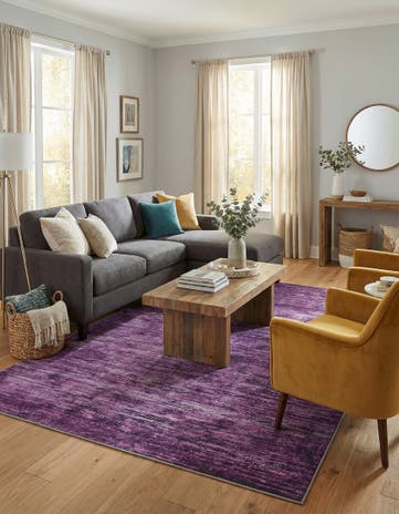 Purple Asha Rug