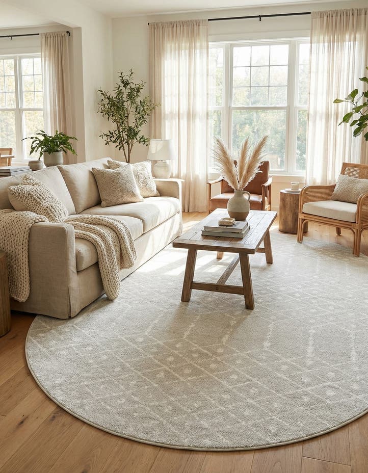 7' 10 x 10' Paxon Trellis Oval Rug