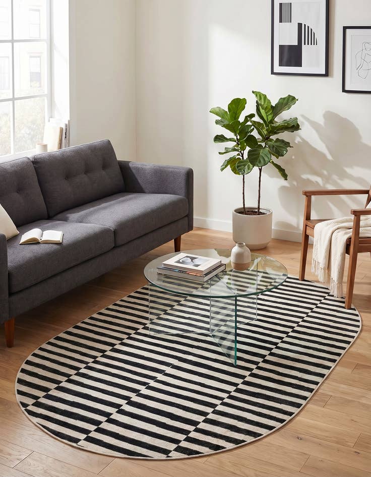 Detail image of 3' 3 x 5' 3 Tribeca Oval Rug