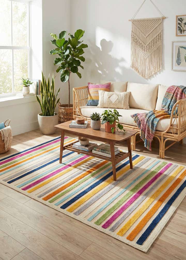 5' 3 x 8' Easy-Clean Aruba Indoor / Outdoor Rug