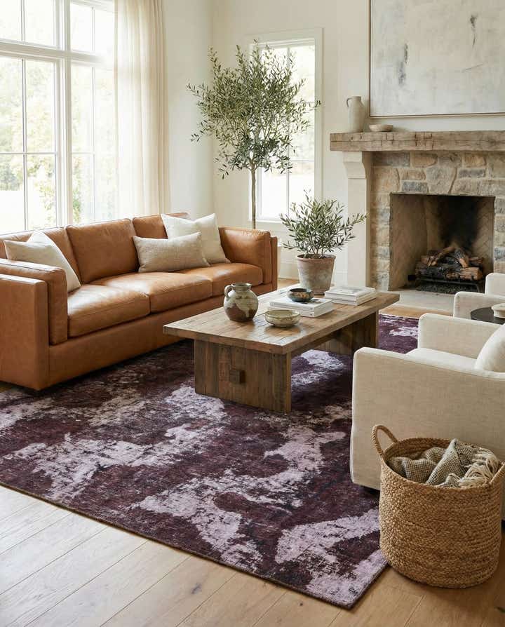 6' 2 x 8' 9 Hand Knotted Ultra Vintage Persian Wool Rug