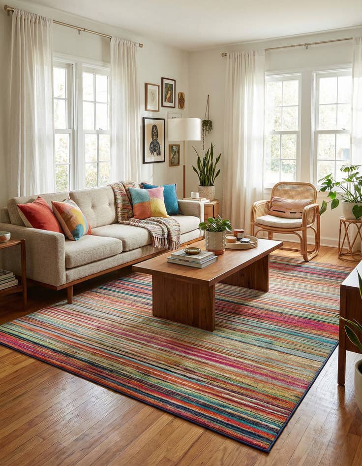 Detail image of  9' x 12' Azalea Rug