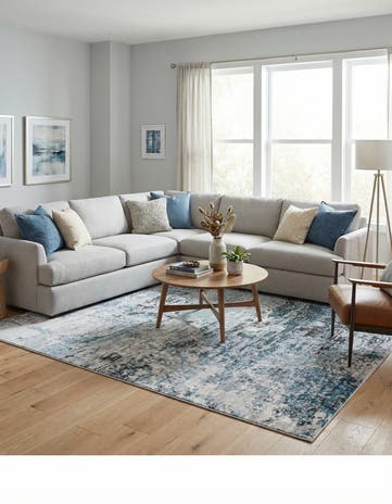 9' x 12' 2 Leipzig Rug