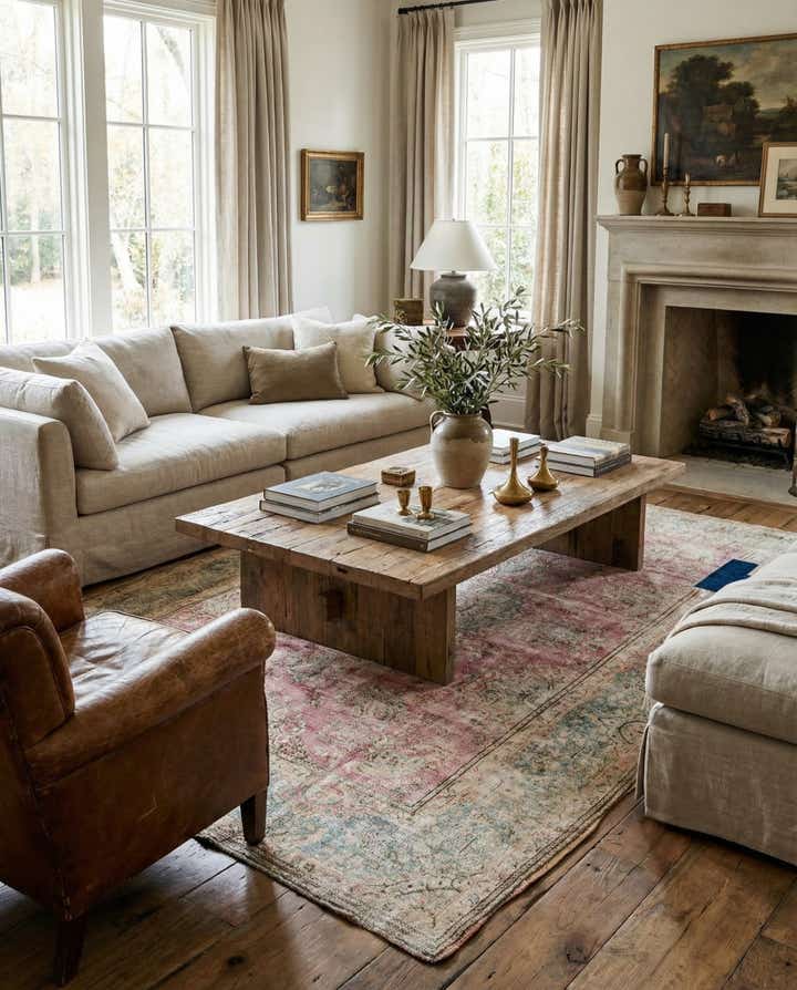 9' 4 x 12' 6 Hand Knotted Ultra Vintage Persian Wool Rug