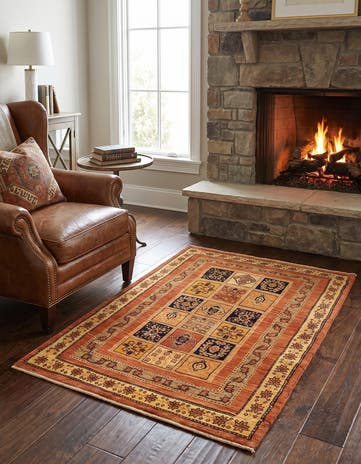 3' 5 x 5' 5 Kashkuli Wool Rug