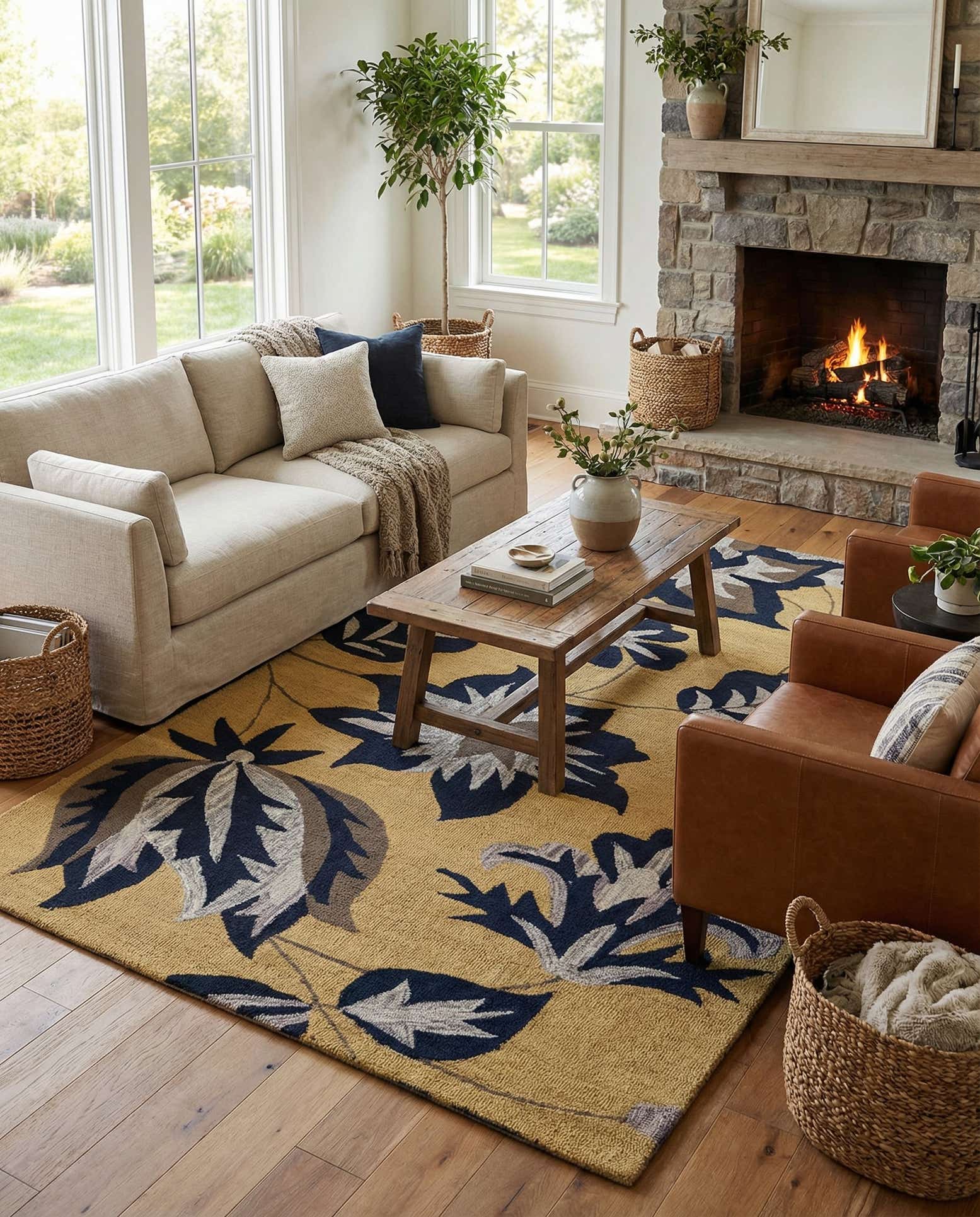5' 1 x 8' Agra Rug