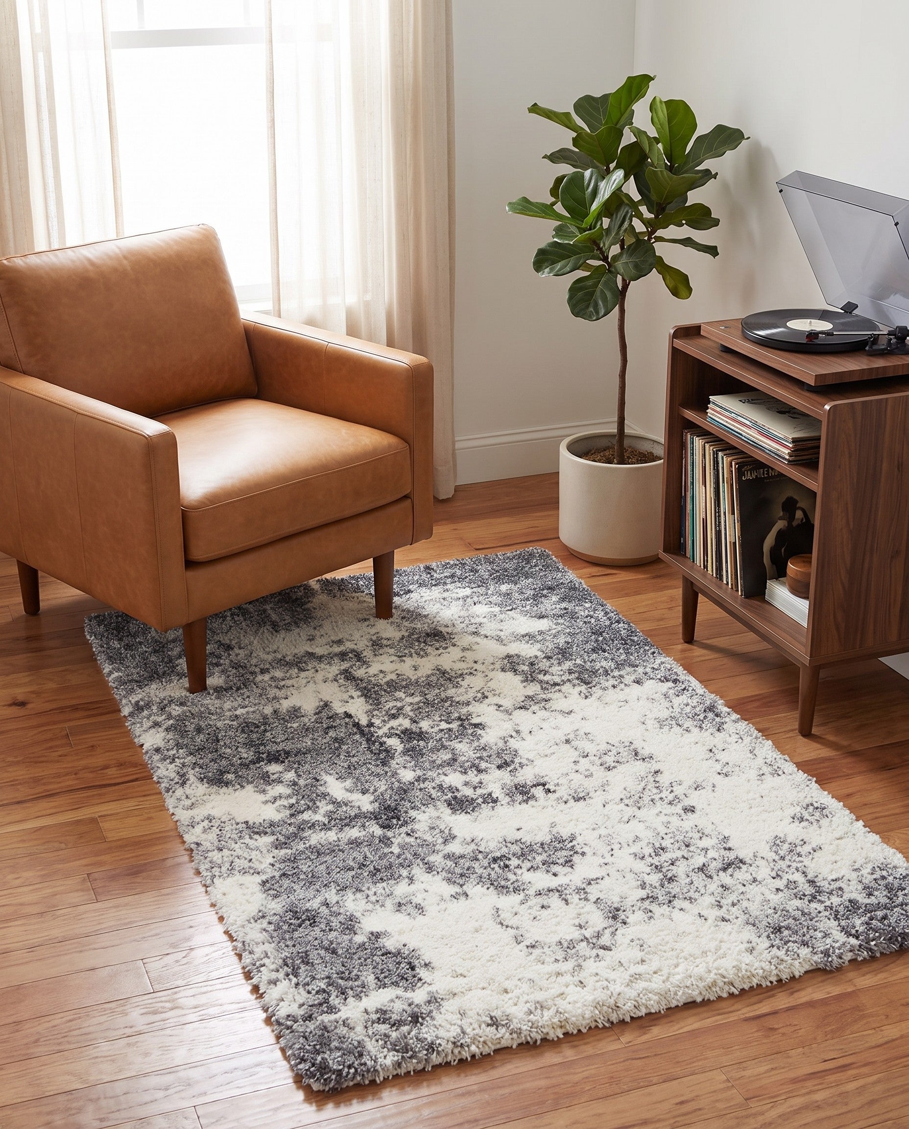 4' x 6' Soft Touch Shag Rug
