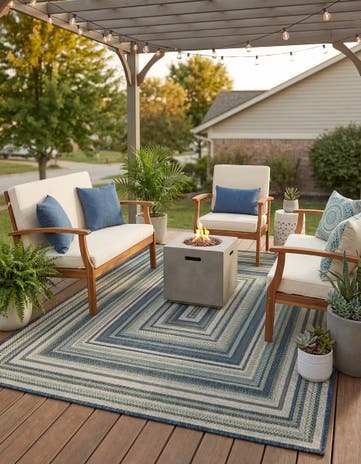 5' x 7' Easy-Clean Baja Indoor / Outdoor Rug