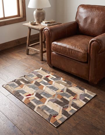 2' 2 x 3' Cowhide Rug