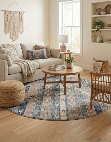 7' x 7' Oregon Round Rug