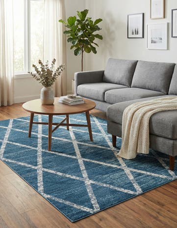 Navy Blue Starlight Rug