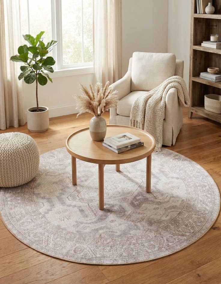 Detail image of  5' x 5' Timeless Round Rug