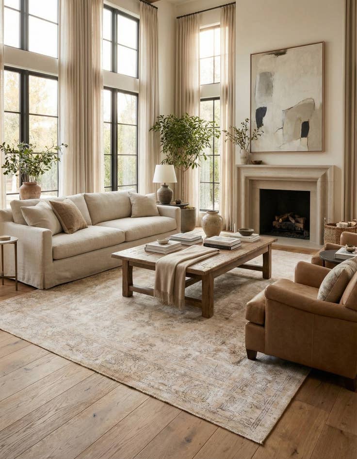 Detail image of  9' 2 x 12'  Hand Knotted Ultra Vintage Persian Wool Rug