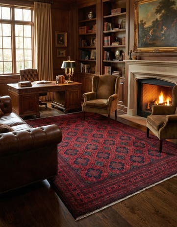 6' 5 x 9' 8 Hand Knotted Khal Mohammadi Wool Rug