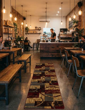 2' 7 x 10' Cafe Runner Rug