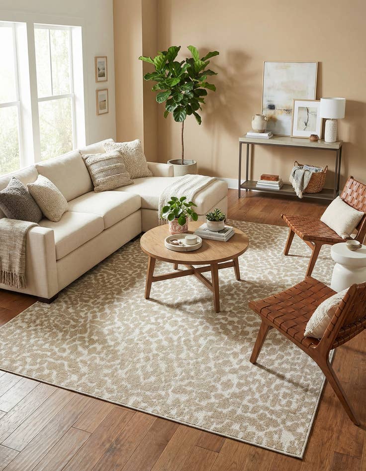 Detail image of  9' x 12'  Washable Safari Indoor / Outdoor Rug