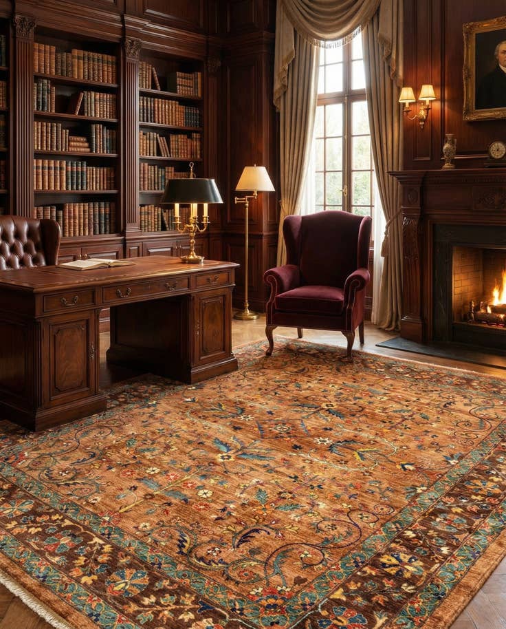 Detail image of 8' 2 x 9' 11 Sara Wool Rug