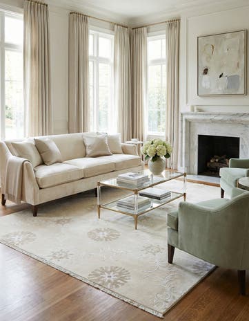 5' 6 x 8' Hand Knotted Darya Wool Rug