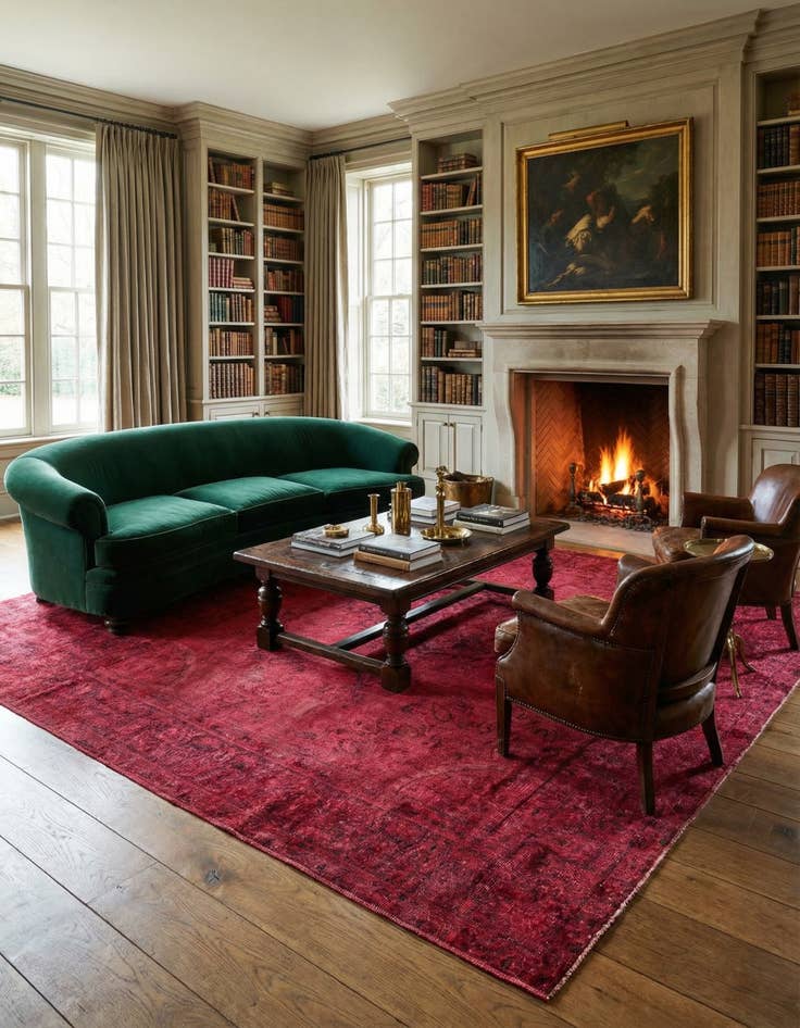 Detail image of  8' 10 x 12' 4  Hand Knotted Ultra Vintage Persian Wool Rug