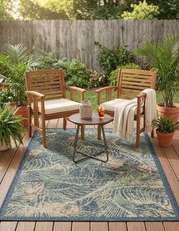 4' x 6' Easy-Clean Baja Indoor / Outdoor Rug