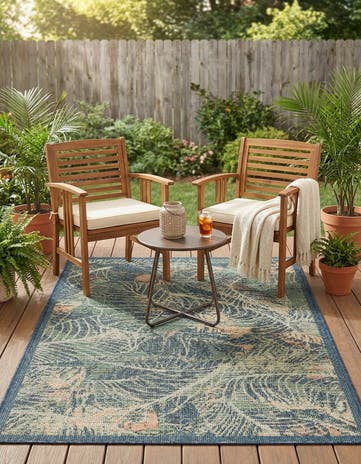 4' x 6' Easy-Clean Baja Indoor / Outdoor Rug