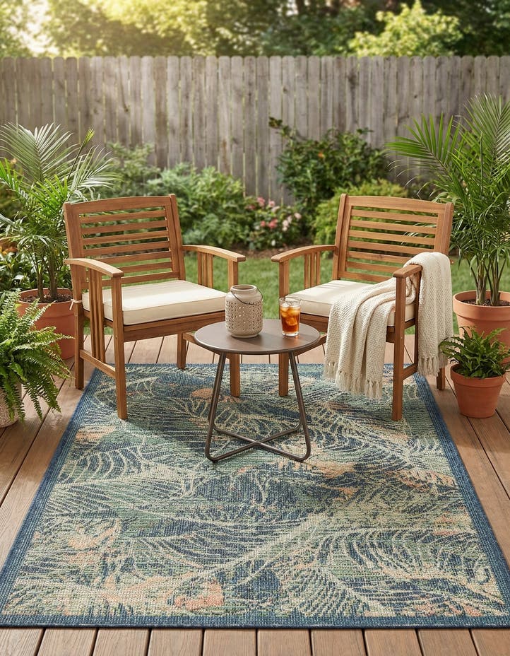 4' x 6' Easy-Clean Baja Indoor / Outdoor Rug