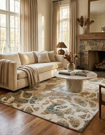5' 10 x 8' 10 Hand Knotted Ultra Vintage Persian Wool Rug